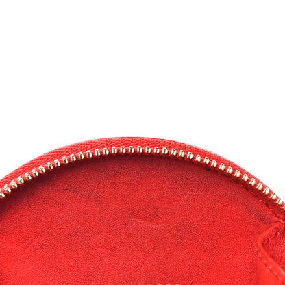 Louis Vuitton Vernis Roses Chapeau Coin Purse Orange Sunset 11 of 16