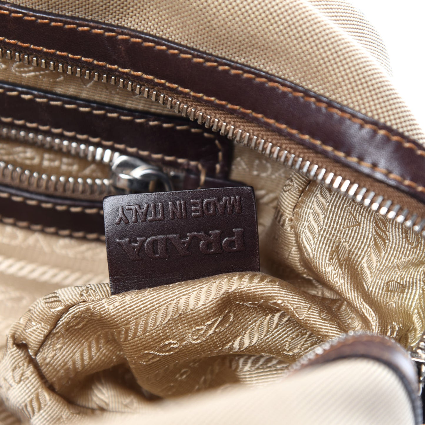 Jacquard Logo Bauletto Corda Bruciato