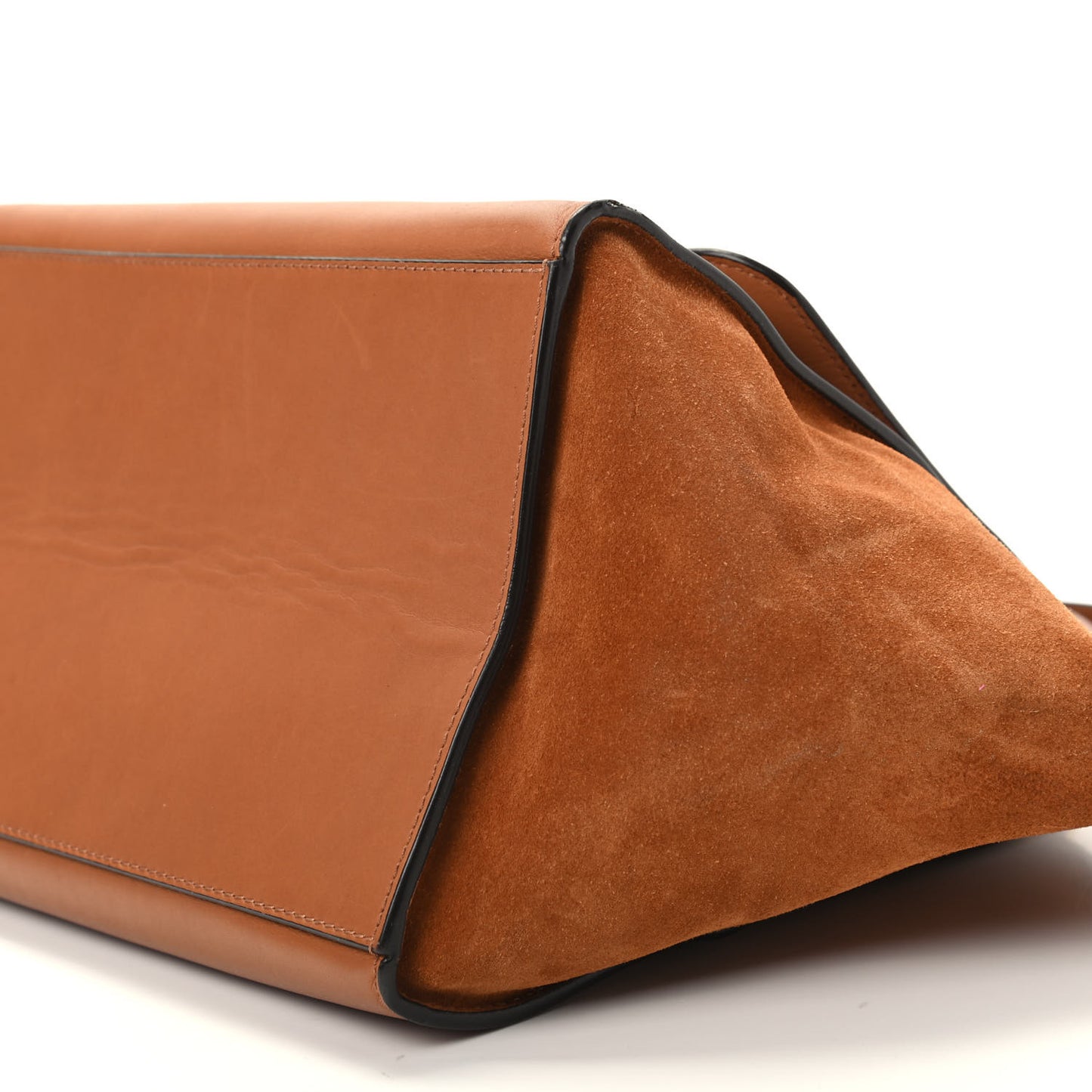 Natural Calfskin Small Trapeze Tan