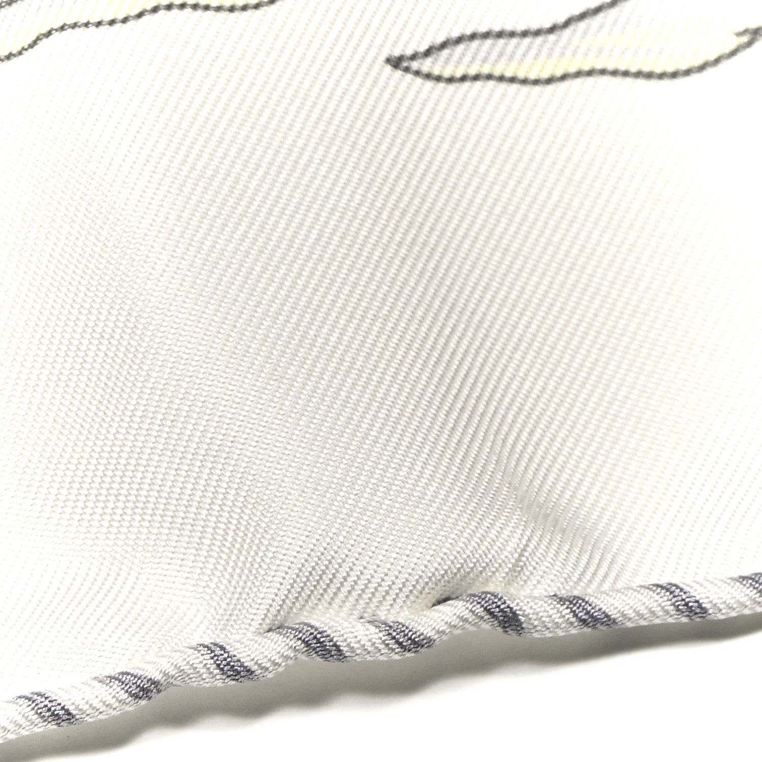 Hermes Silk Sur Mon Nuage Scarf 90 White Gris Perle Multicolore 5 of 5
