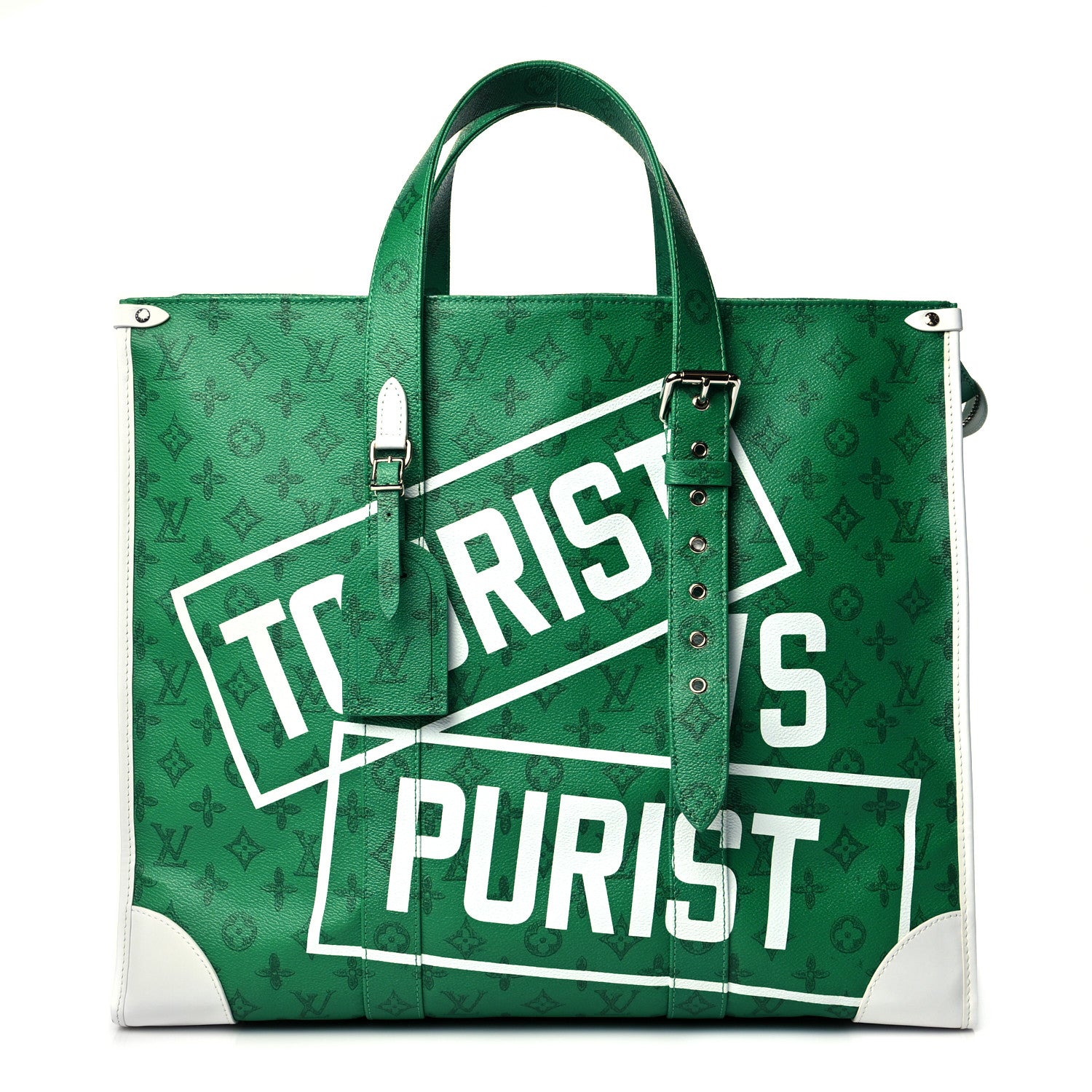 Louis Vuitton Vintage Monogram Everyday LV Cabas Zippe GM Green 1 of 8