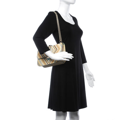 Valentino Garavani Vitello Native Couture 1975 Medium Glam Lock Rockstud Flap Multicolor 2 of 10