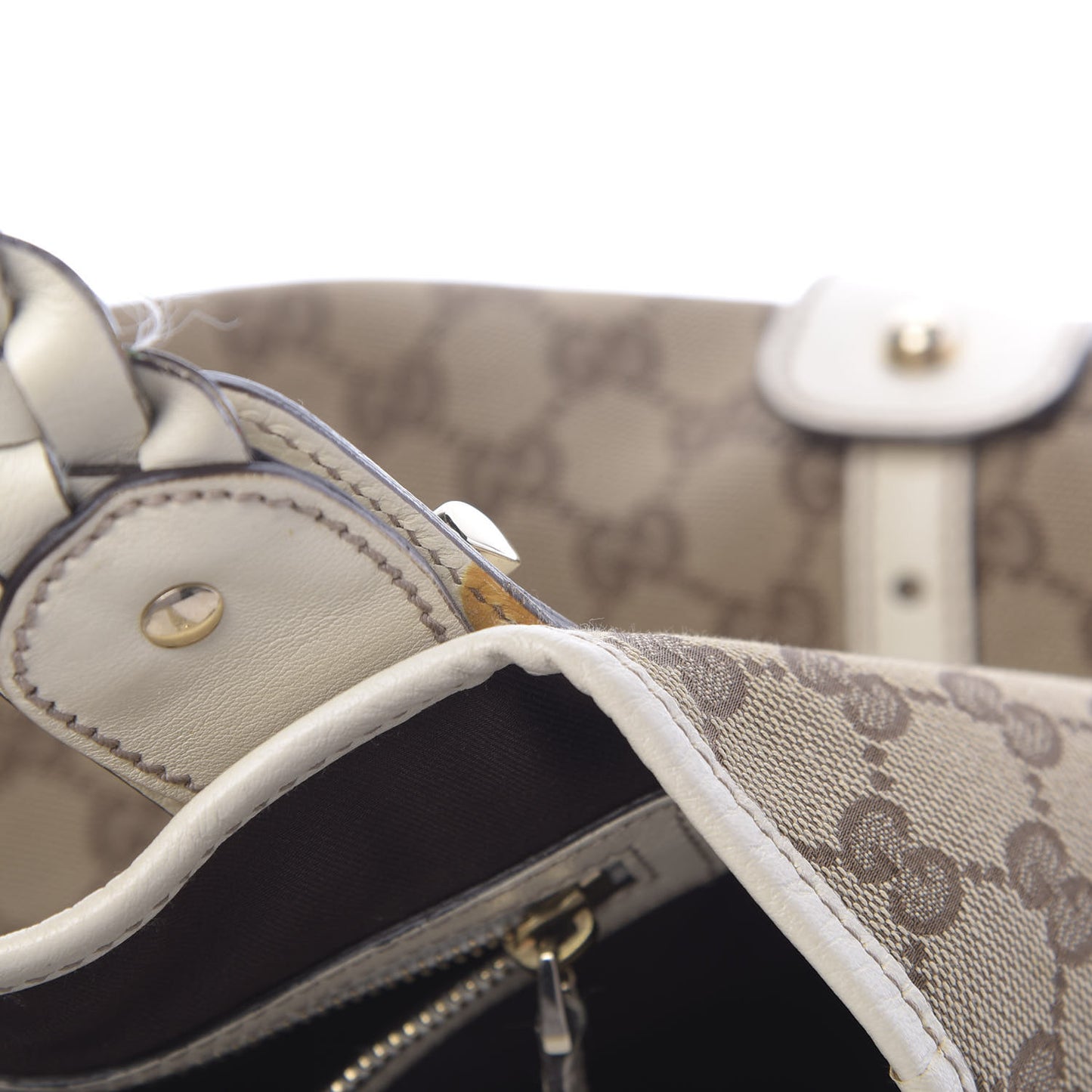 Monogram Small Pelham Shoulder Bag Off White