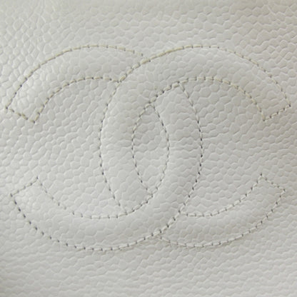 Chanel Caviar Quilted Mini Flap White 9 of 12