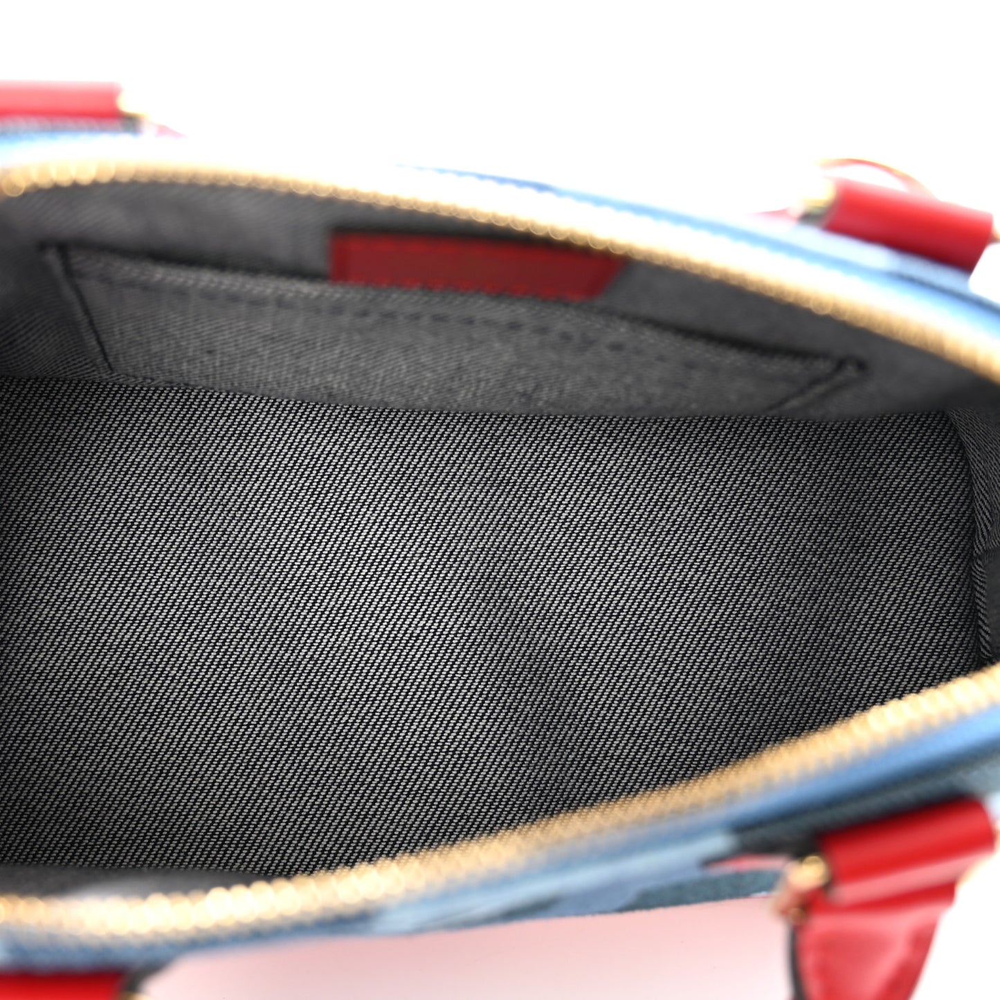 Denim Damier Monogram Patchwork Alma BB