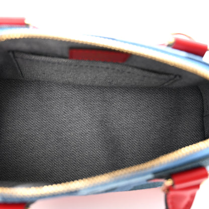 Louis Vuitton Denim Damier Monogram Patchwork Alma BB 4 of 8