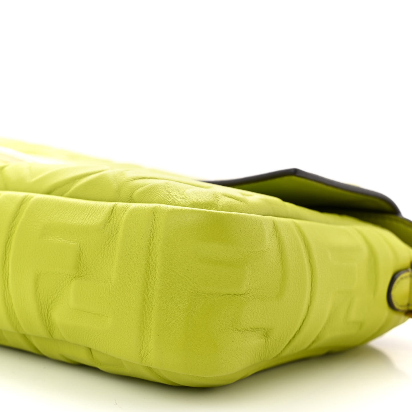 Nappa FF 1974 Embossed Baguette Wasabi