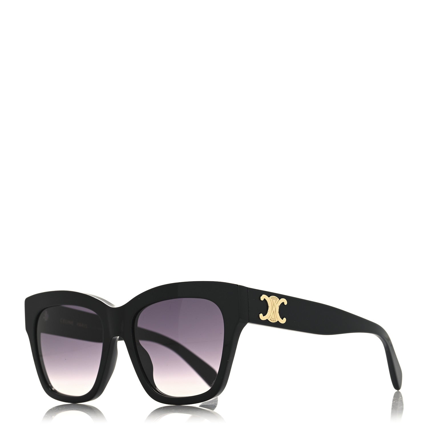 Celine Acetate Triomphe Sunglasses CL 40253I Black 1 of 8