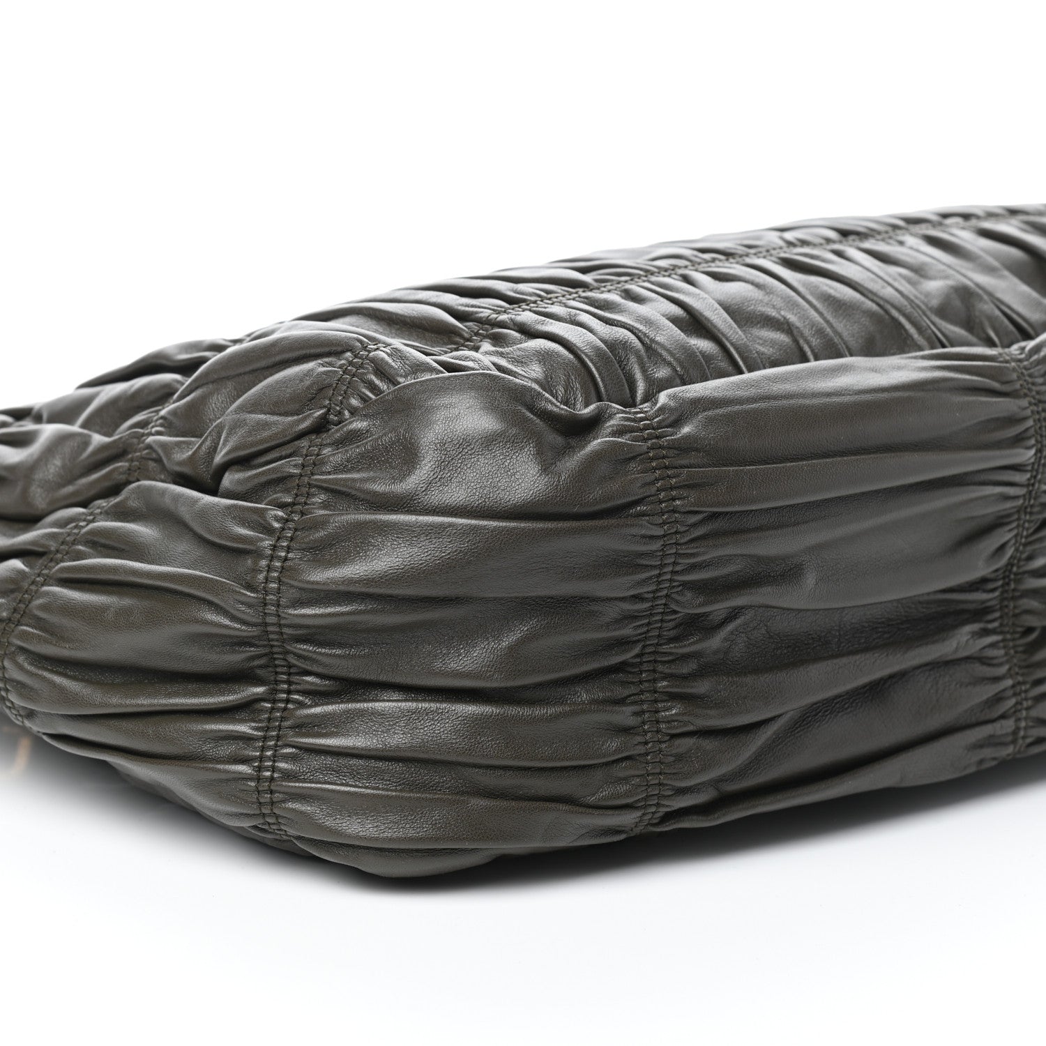 Prada Nappa Gaufre Hobo Militare 8 of 9