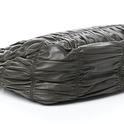 Prada Nappa Gaufre Hobo Militare 8 of 9