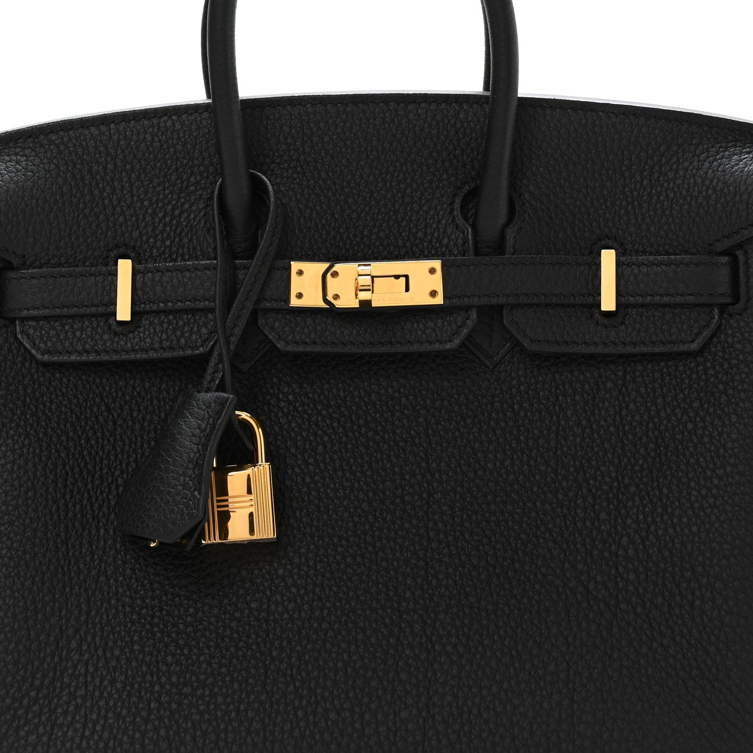 Hermes Togo Birkin 25 Black 8 of 11