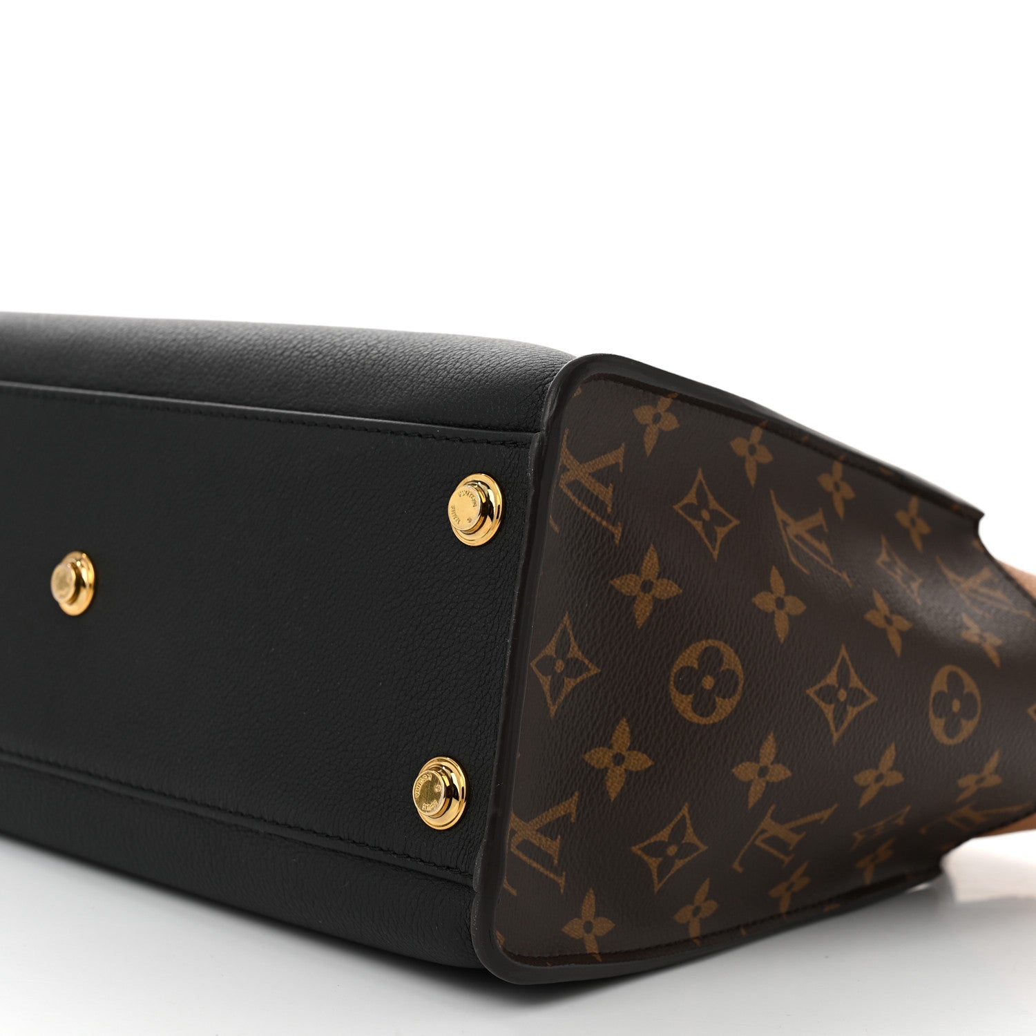 Louis Vuitton Calfskin Monogram On My Side Black 10 of 10