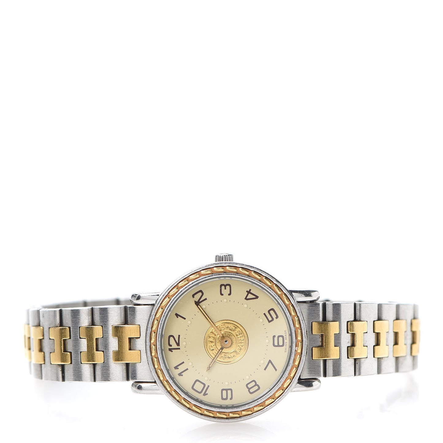 Stainless Steel 25mm Sellier Quartz Watch Gold