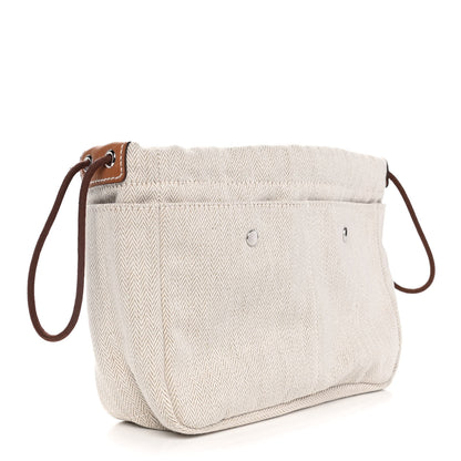 Hermes Canvas Barenia Fourbi 20 PM Pouch Naturel Fauve 3 of 11