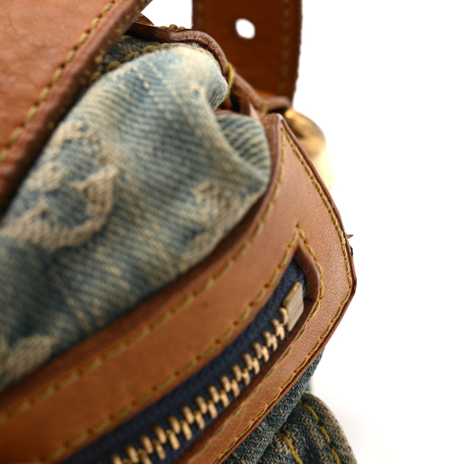 Louis Vuitton Monogram Denim Baggy PM Blue 14 of 14