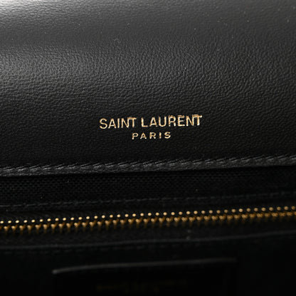 Saint Laurent Raffia Monogram Medium Jamie Black 6 of 11