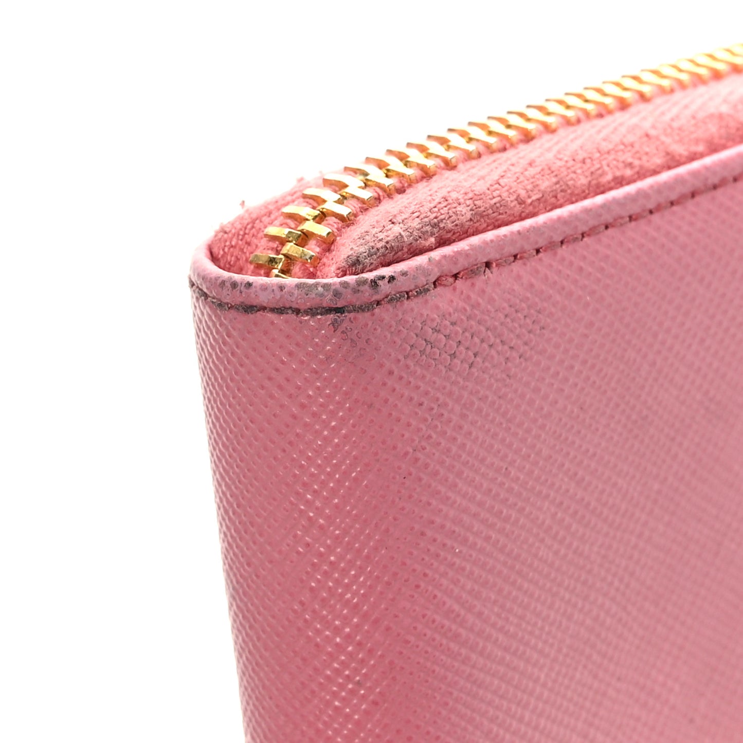 Saffiano Metal Zip Coin Purse Geranio
