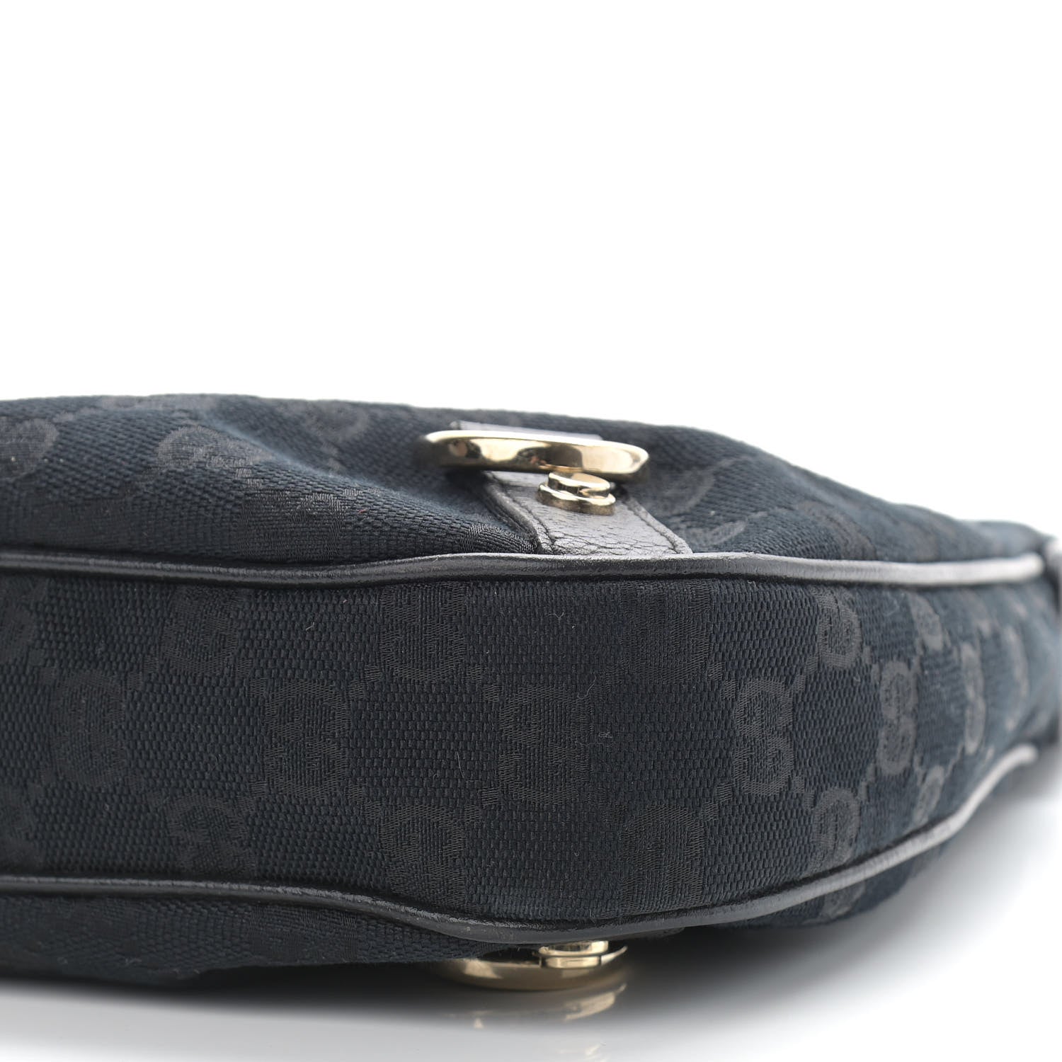 Gucci Monogram Medium Abbey D Ring Hobo Black 9 of 10