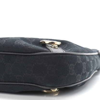Gucci Monogram Medium Abbey D Ring Hobo Black 9 of 10
