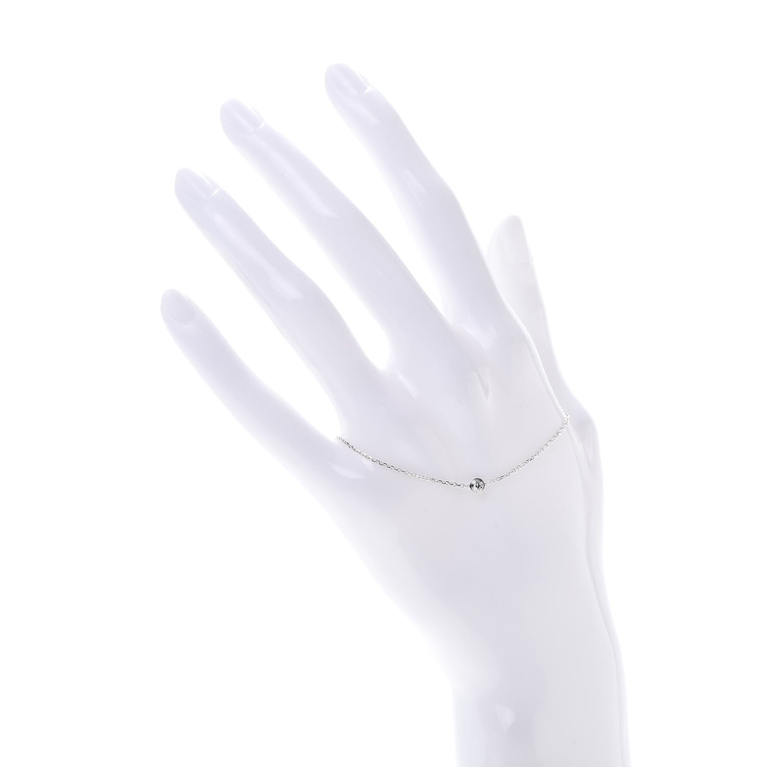 Cartier 18K White Gold Diamond XS D'Amour Bracelet 2 of 6