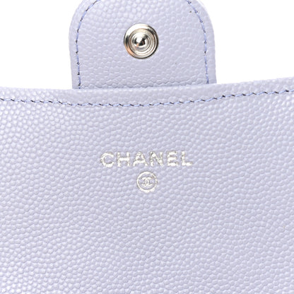 Chanel Caviar Quilted Large Flap Wallet Light Purple 5 of 8
