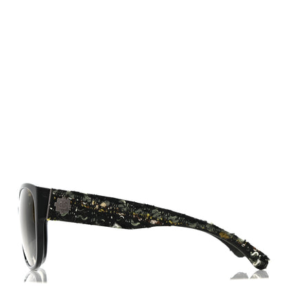 Chanel Tweed Boy CC Sunglasses 5237 Black 3 of 9