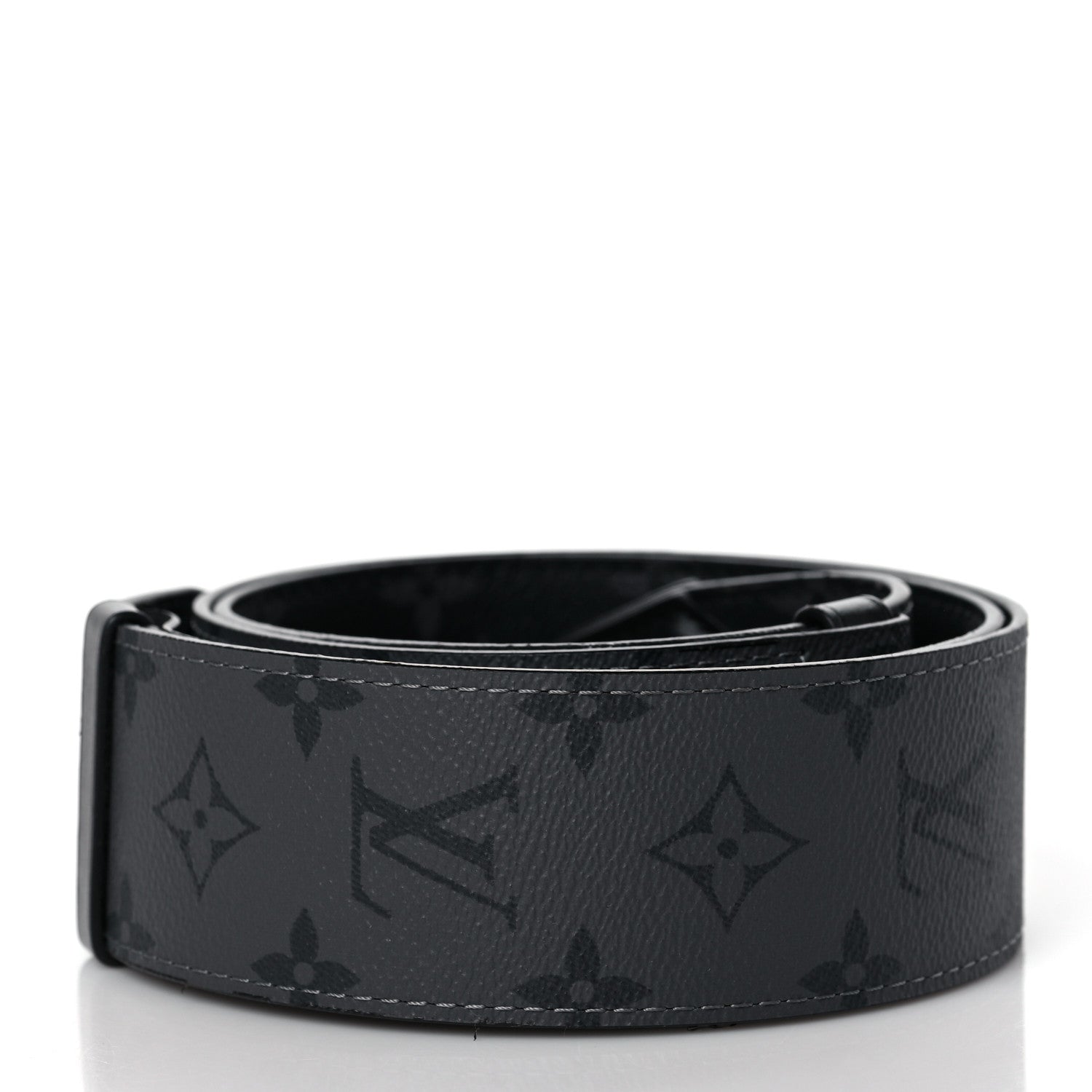 Louis Vuitton Monogram Eclipse Reversible Bandouliere Shoulder Strap 2 of 4