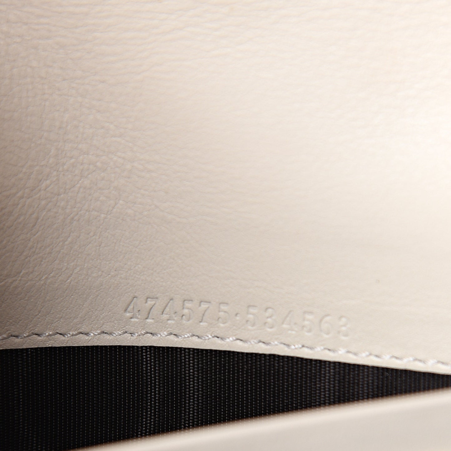 Calfskin Matelasse GG Marmont Chain Wallet Mystic White