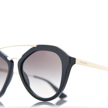 Prada Acetate Metal Cinema Sunglasses SPR 12Q Black 7 of 8