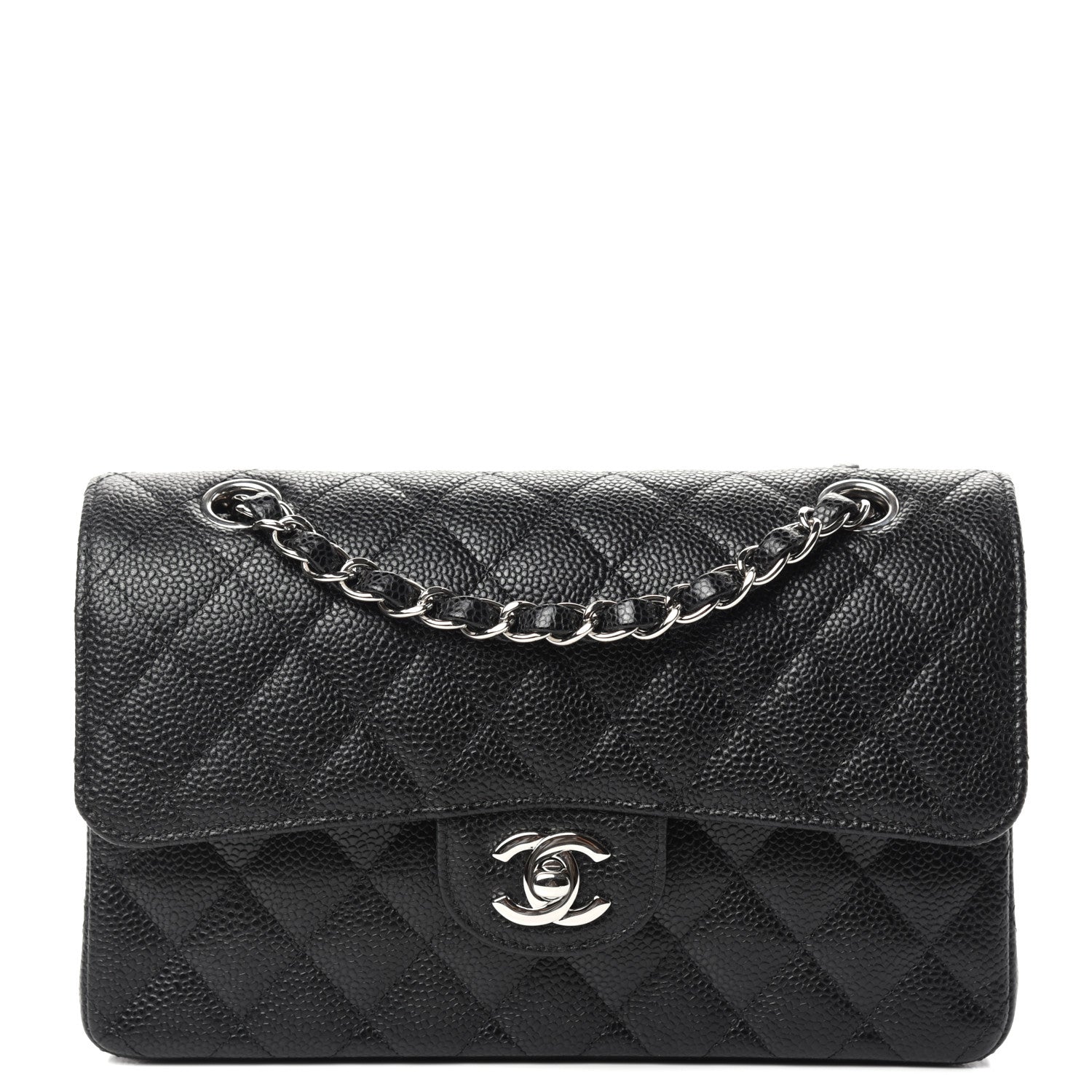 Chanel Caviar Quilted Small Double Flap Black 1 of 11