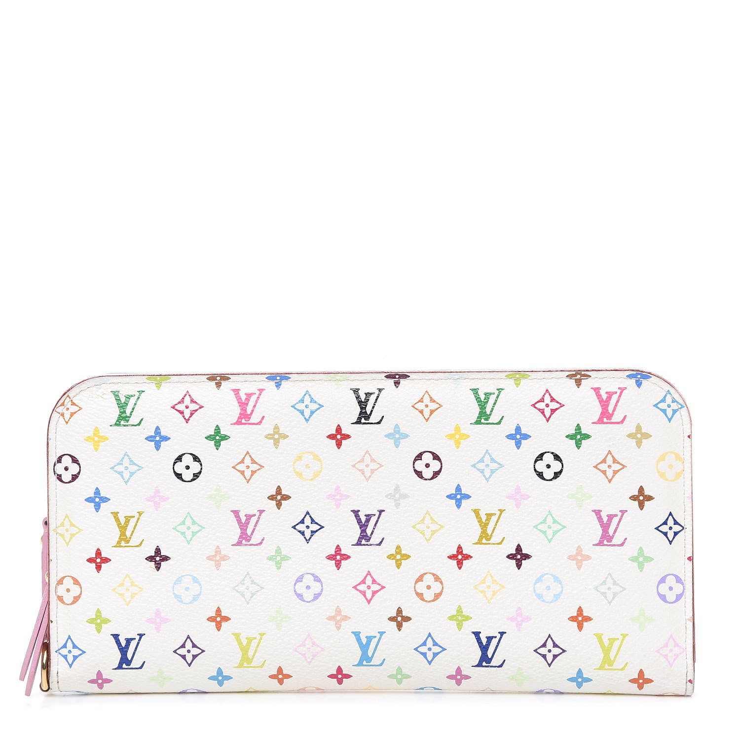 Louis Vuitton Monogram Multicolor Insolite Wallet White Litchi 1 of 11