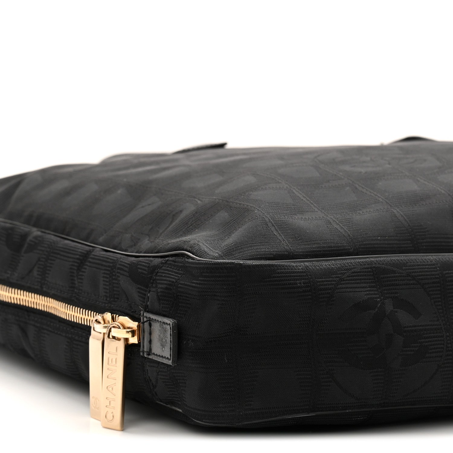 Chanel Nylon Travel Briefcase Black 9 of 14