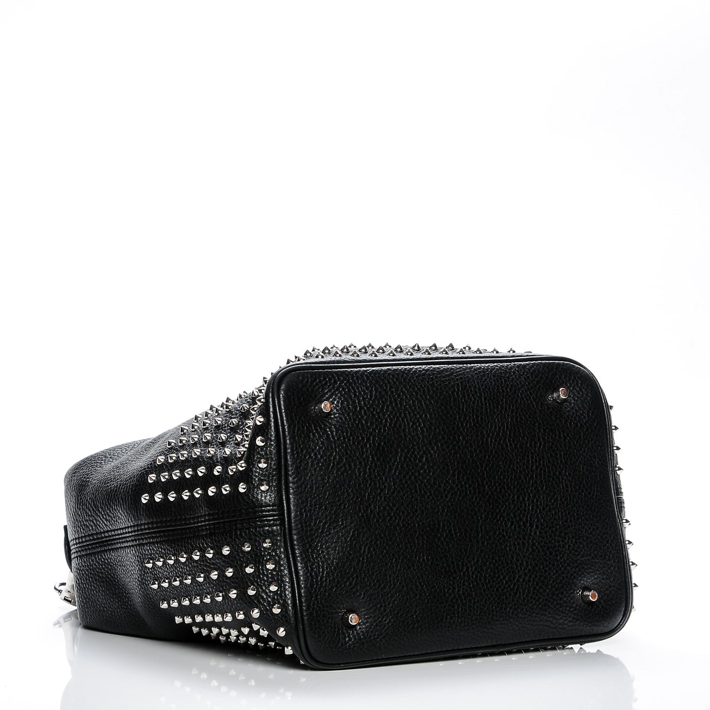 Calfskin Studded Medium Susanna Hobo Black