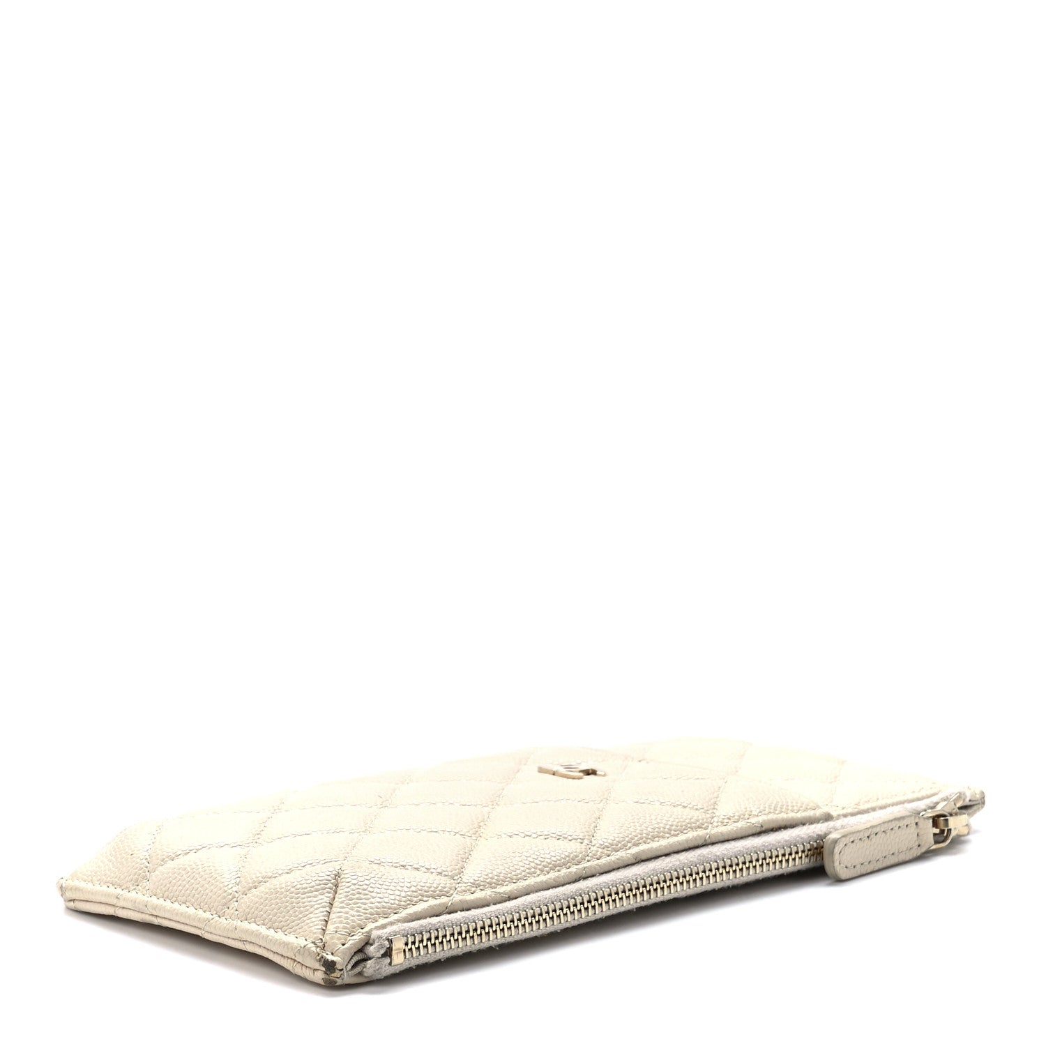 Chanel Caviar Quilted Classic iPhone Pouch Light Beige 9 of 11
