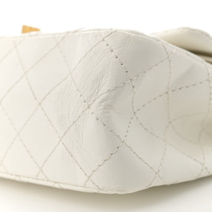Chanel Aged Calfskin Quilted 2.55 Reissue 225 Flap White 10 of 15