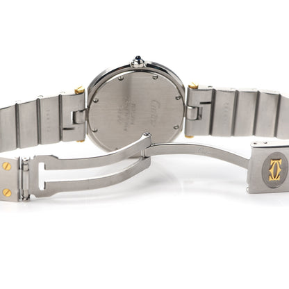 Cartier Stainless Steel 18K Yellow Gold 32mm Santos Vendome Quartz Watch 5 of 5