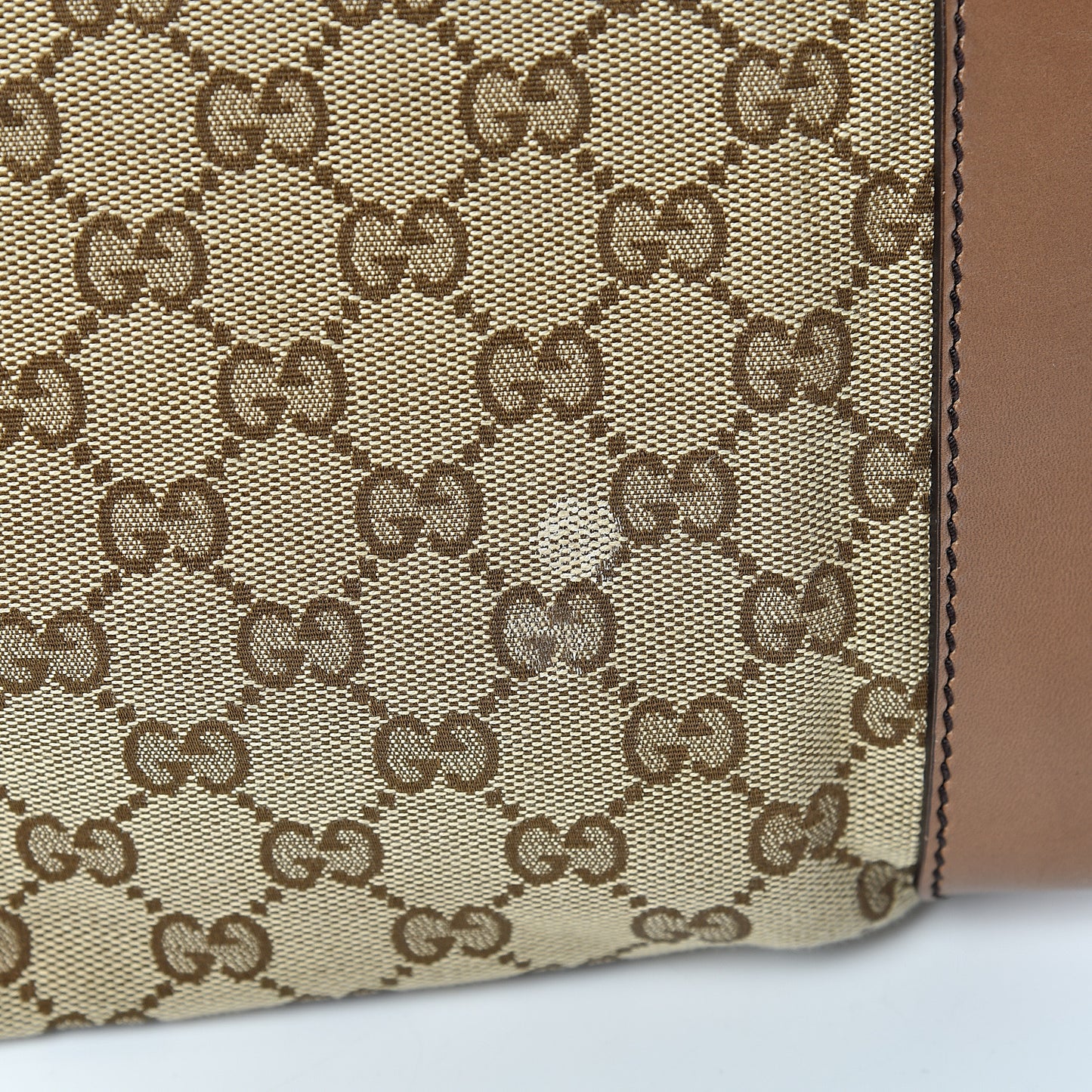 Monogram Large Craft Tote Light Brown