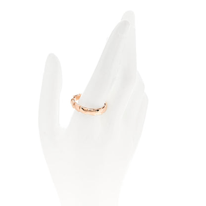 Bulgari 18K Rose Gold Serpenti Viper Band Ring 69 12.5 2 of 5