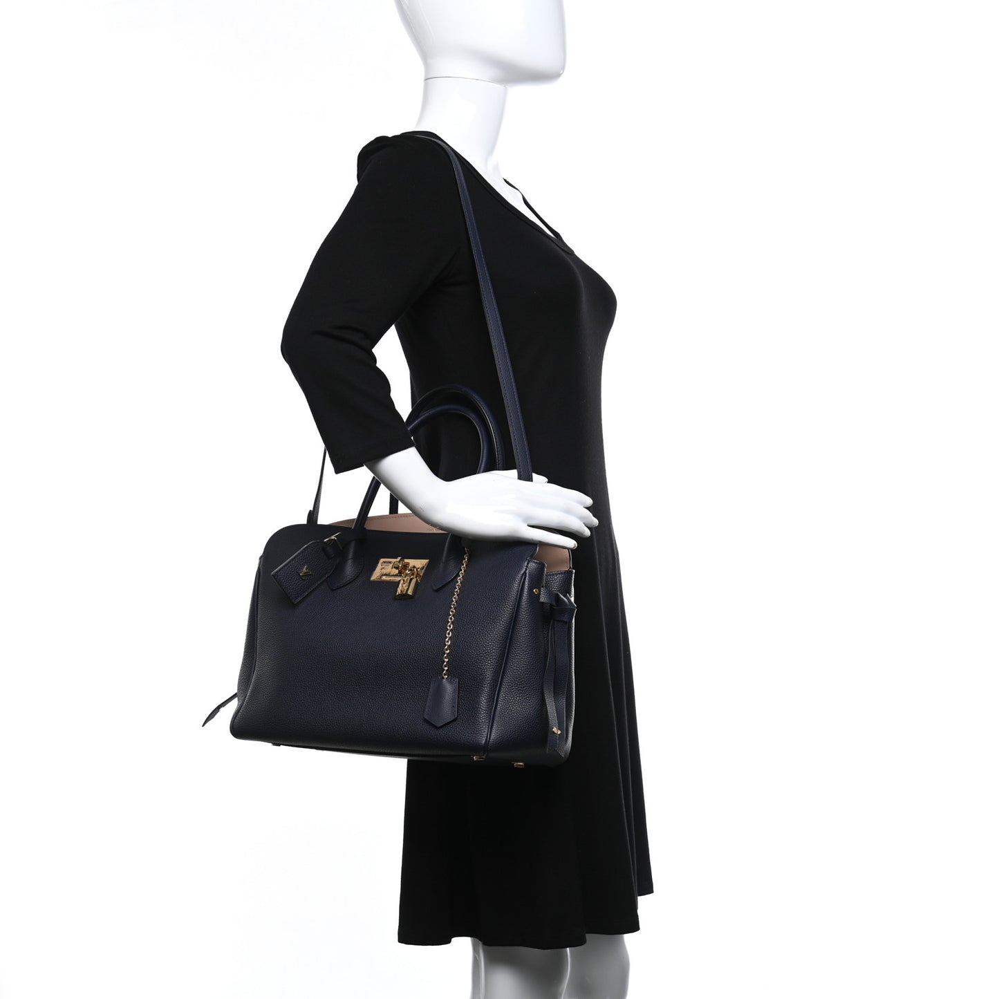 Veau Nuage Milla MM Black Beige