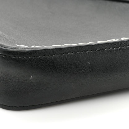 Balenciaga Calfskin M Triangle Pouch Black 13 of 15