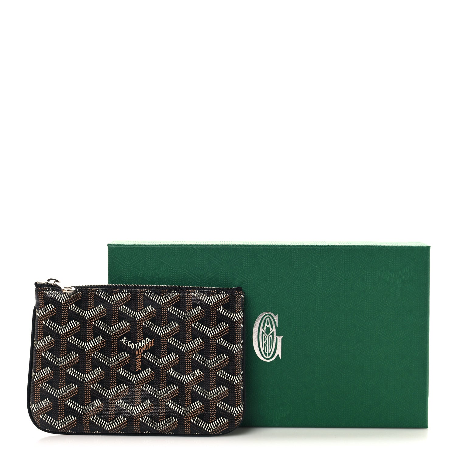 Goyard Goyardine Mini Senat Pochette Black Gold 7 of 7