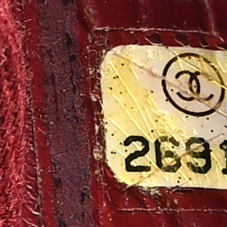 Chanel Calfskin Stitched Flap Red 7 of 12