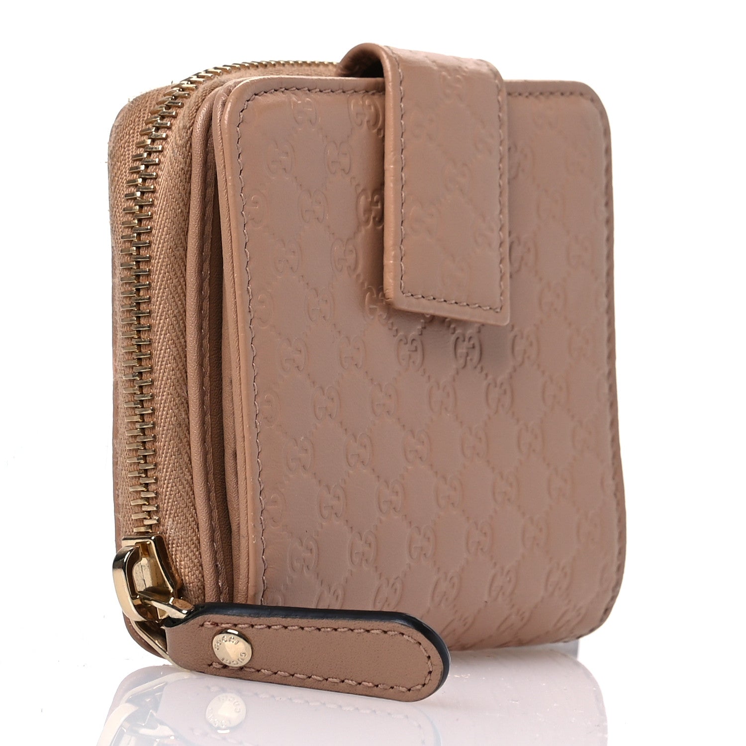 Gucci Microguccissima Compact Wallet Soft Pink 3 of 11