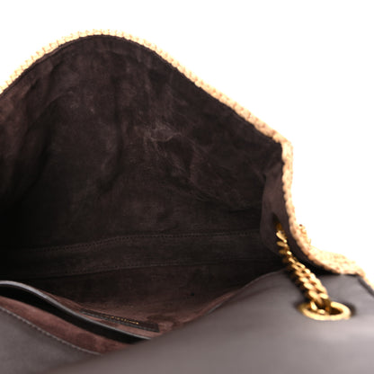 Saint Laurent Raffia Medium Monogram Kate Satchel Natural 5 of 10