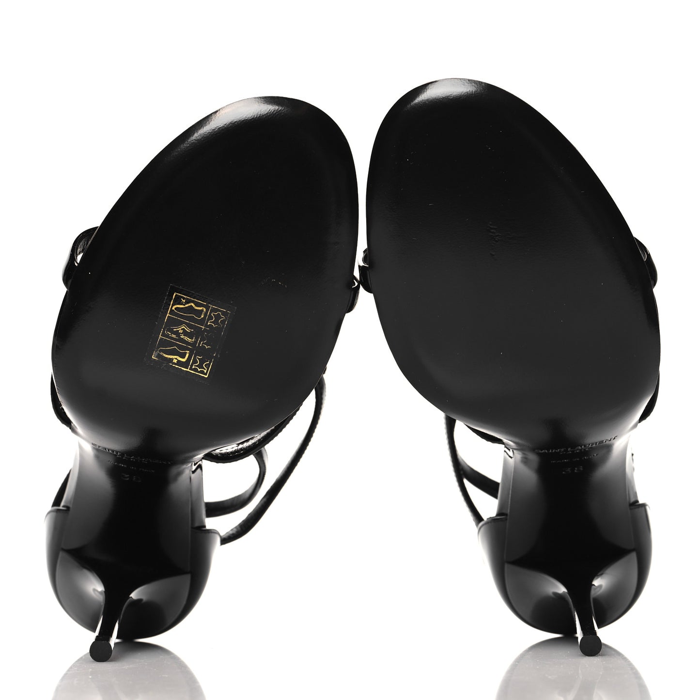 Patent Cassandra 100 Sandals 38 Black