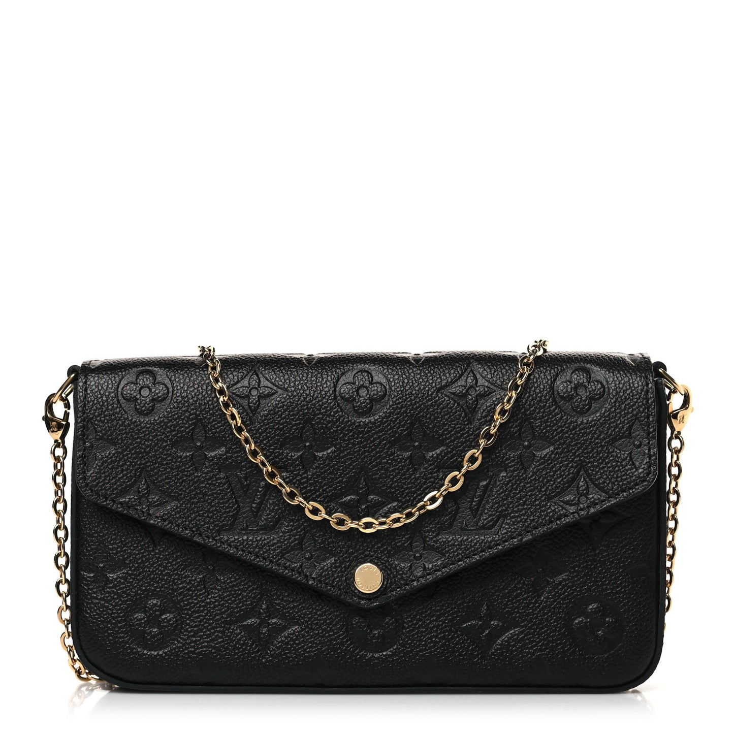 Empreinte Pochette Felicie Chain Wallet Black