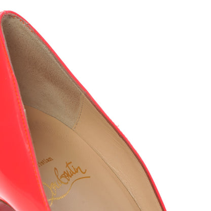 Christian Louboutin Patent Lady Peep 150 Pumps 39.5 Rose Paris 11 of 19