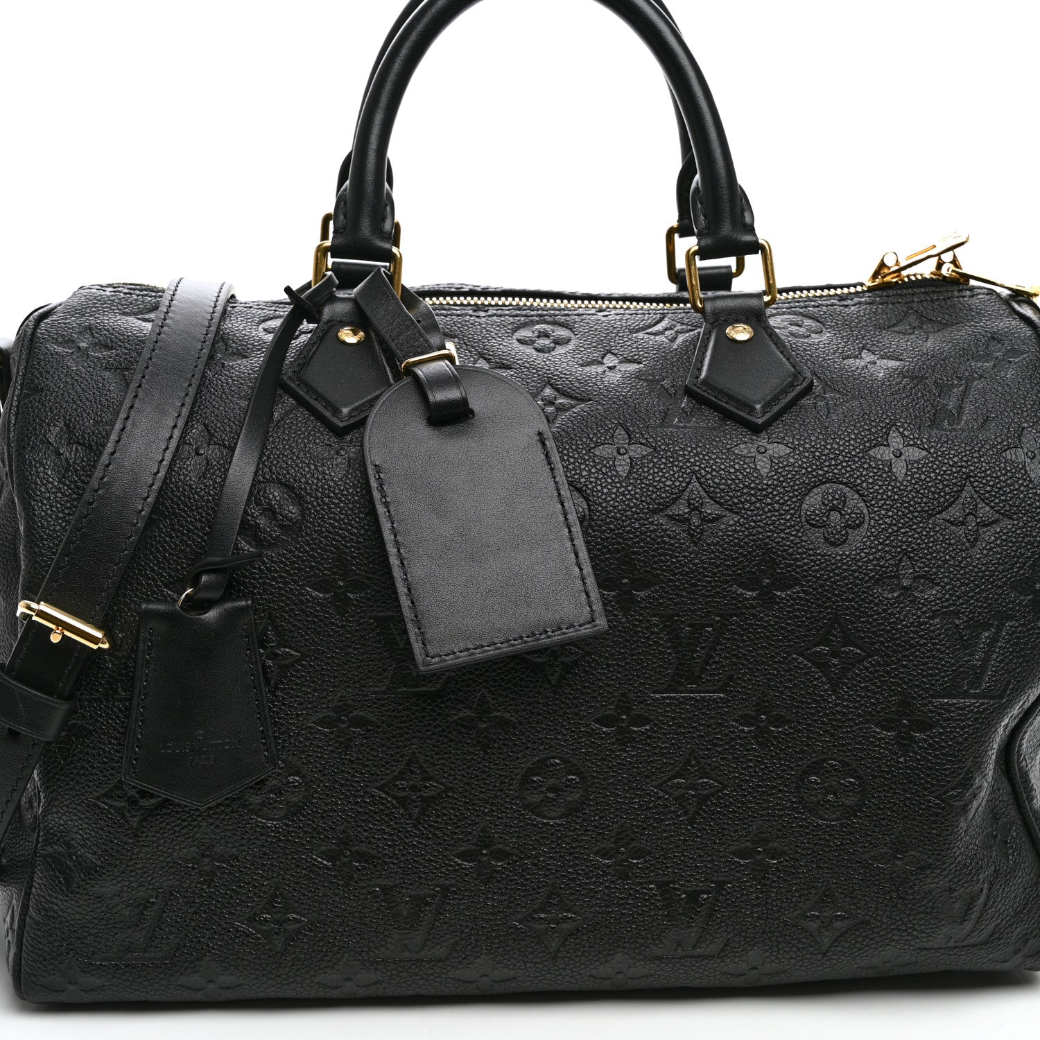 Louis Vuitton Empreinte Monogram Speedy Soft 30 Black 7 of 9