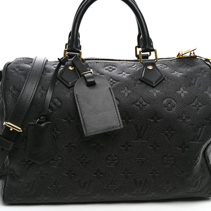 Louis Vuitton Empreinte Monogram Speedy Soft 30 Black 7 of 9