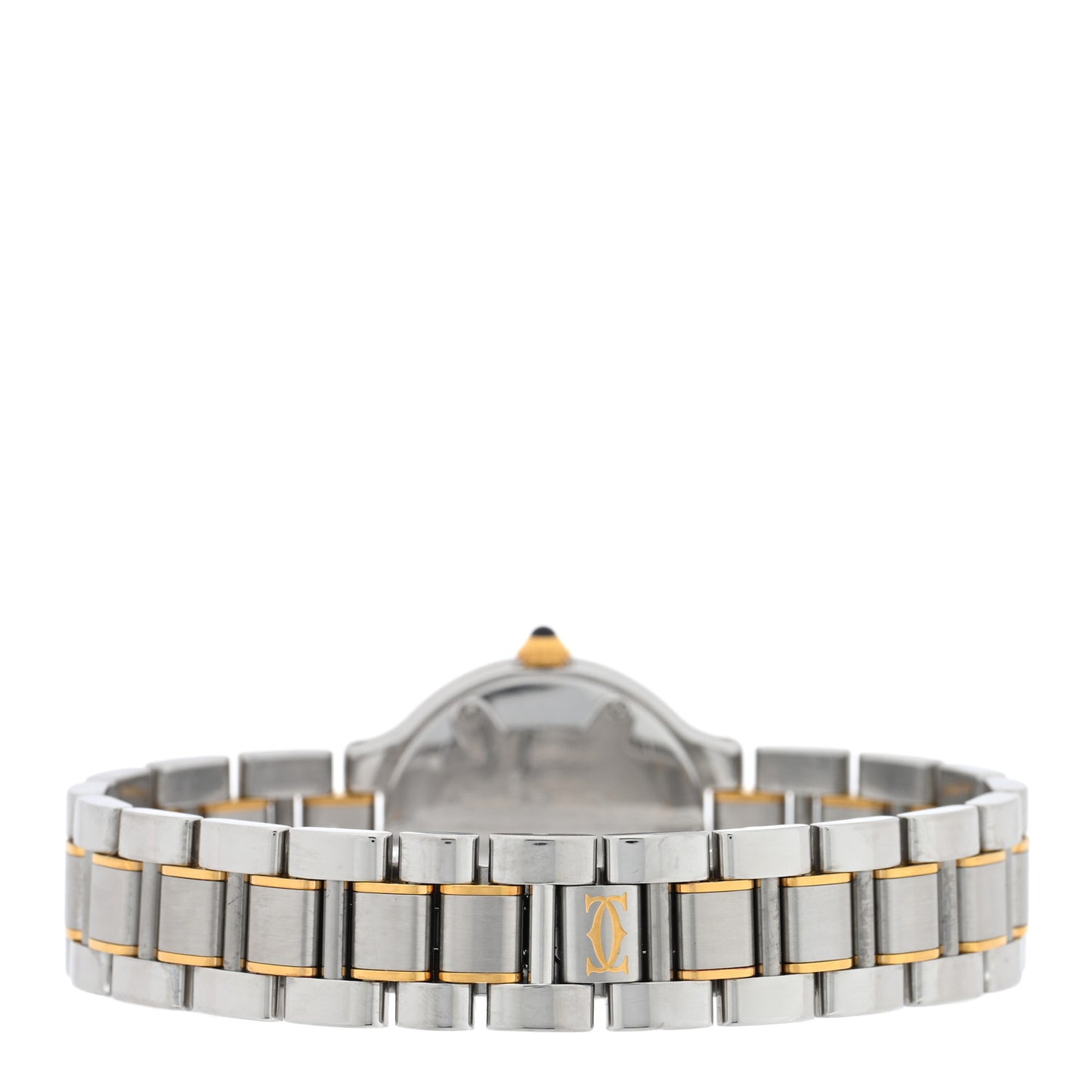 Stainless Steel 18K Yellow Gold 28mm Must de 21 Quartz Watch